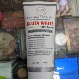 Naturals Beauty Gluta White Skin Brightening Scrub 200ml – 100% Natural Glutathione