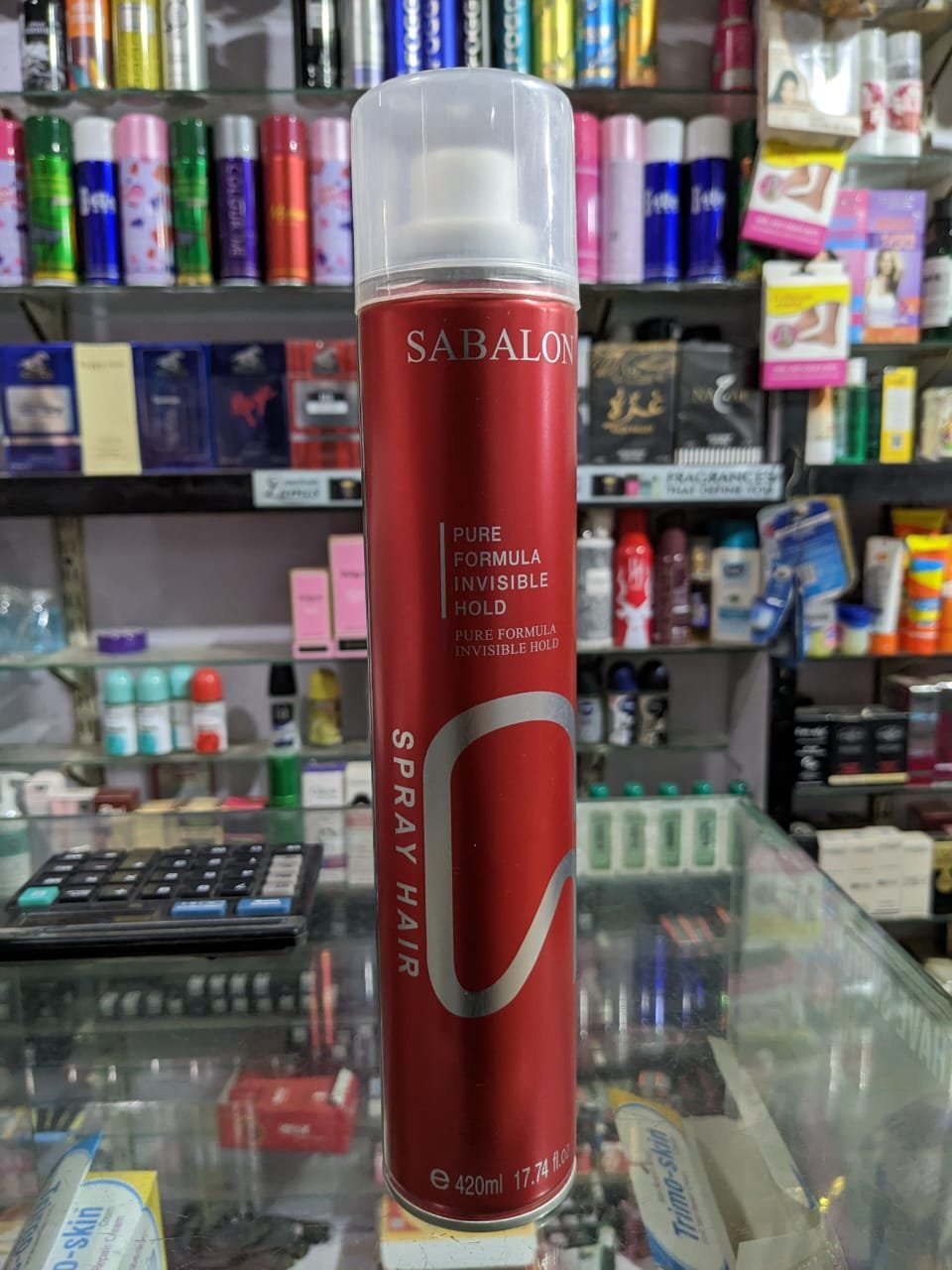Sabalon Pure Formula Invisible Hold Hair Spray 420ml – Long Lasting Styling Spray