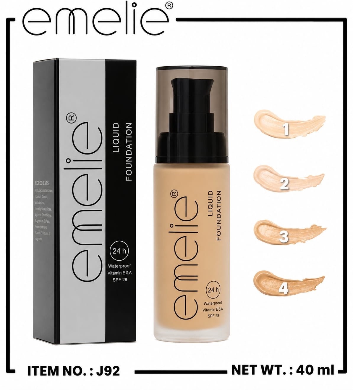 Emelie liquid foundation