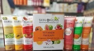 Skin Origins Vitamin Therapy Brightening & Nourishing Face Wash Set – Pack of 6 (120ml Each)